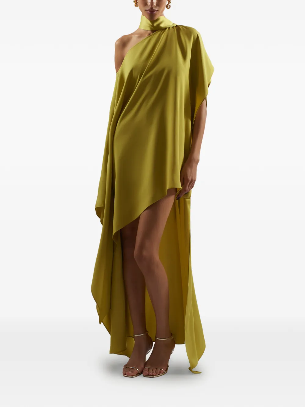Trebbia Kaftan One-Shoulder Dress