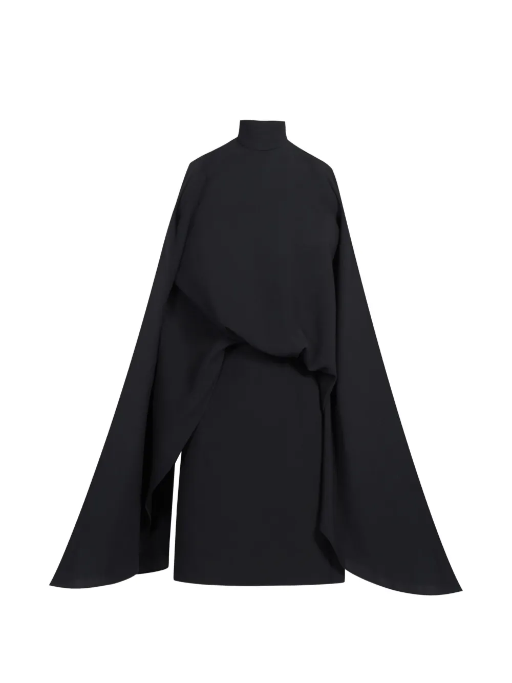 Taller Marmo Abito Bacall a collo alto - Nero