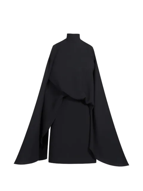 Taller Marmo Bacall high-neck open-sleeve dress