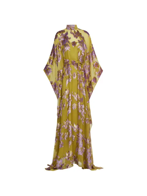 Taller Marmo vestido Leonor tipo caftán con motivo floral