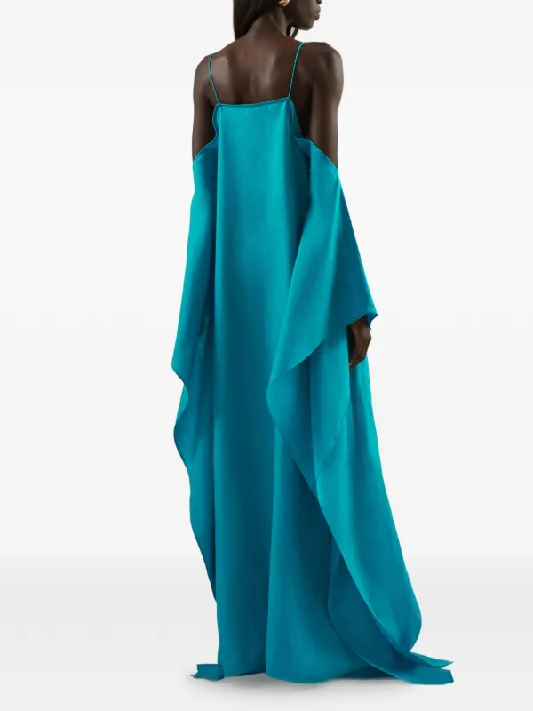 taller marmo blue dress Taller Marmo, Feathered Eternity maxi dress, Women, Blue, XXXS, Dresses, Materialmix