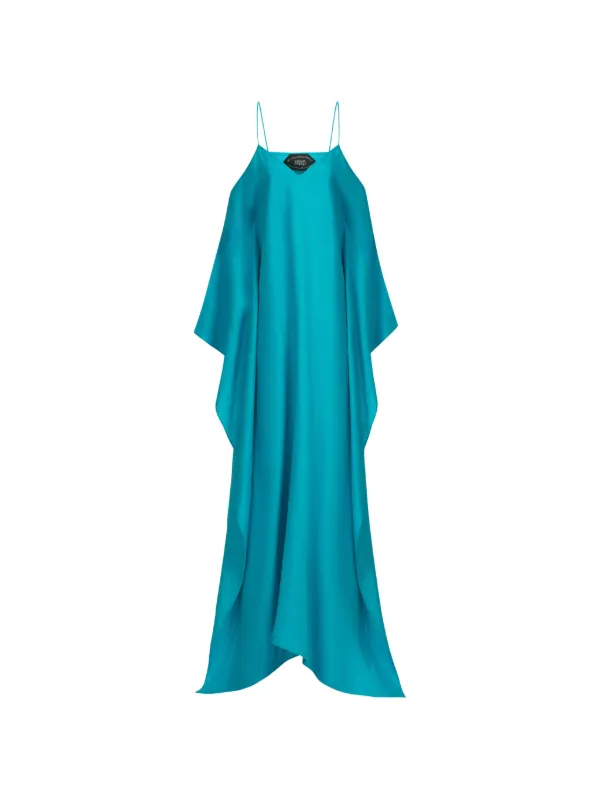 taller marmo blue dress Eolia Dress In Smoke Blue