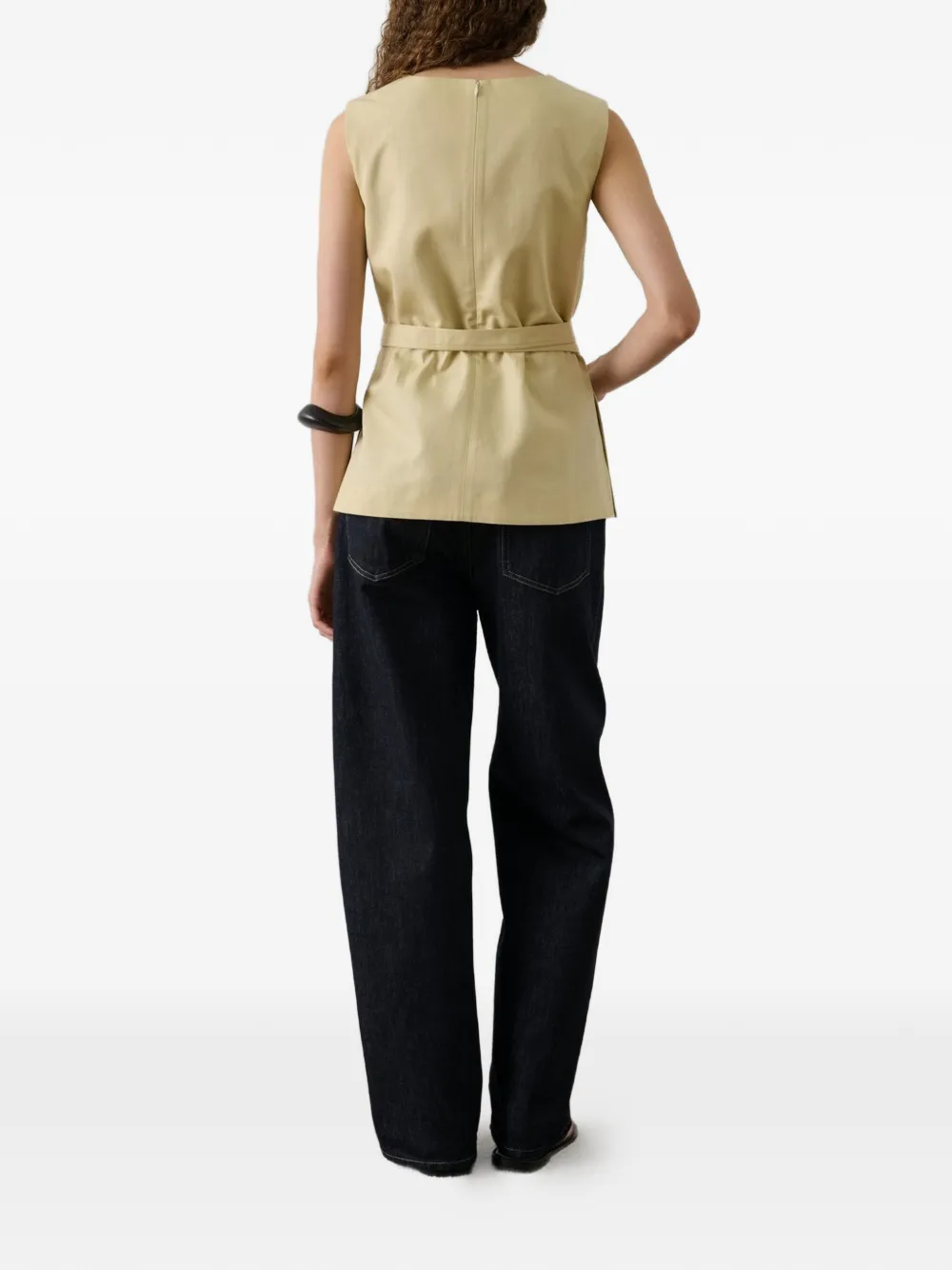  Soeur Isra Belted Top - Neutrals 