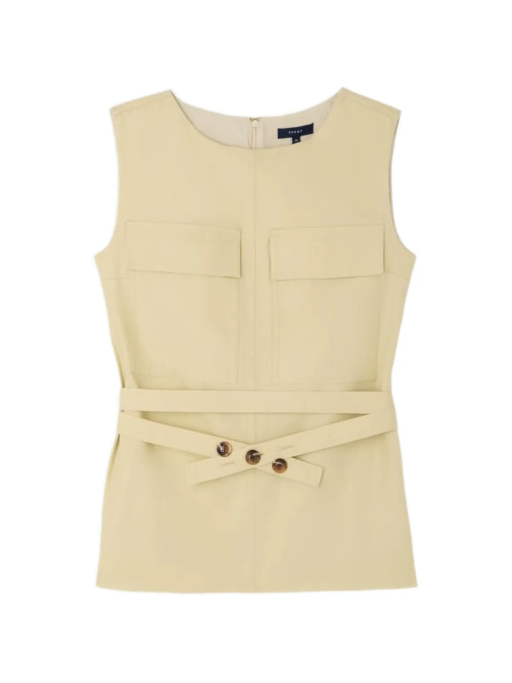 Soeur Isra belted top - Toni neutri