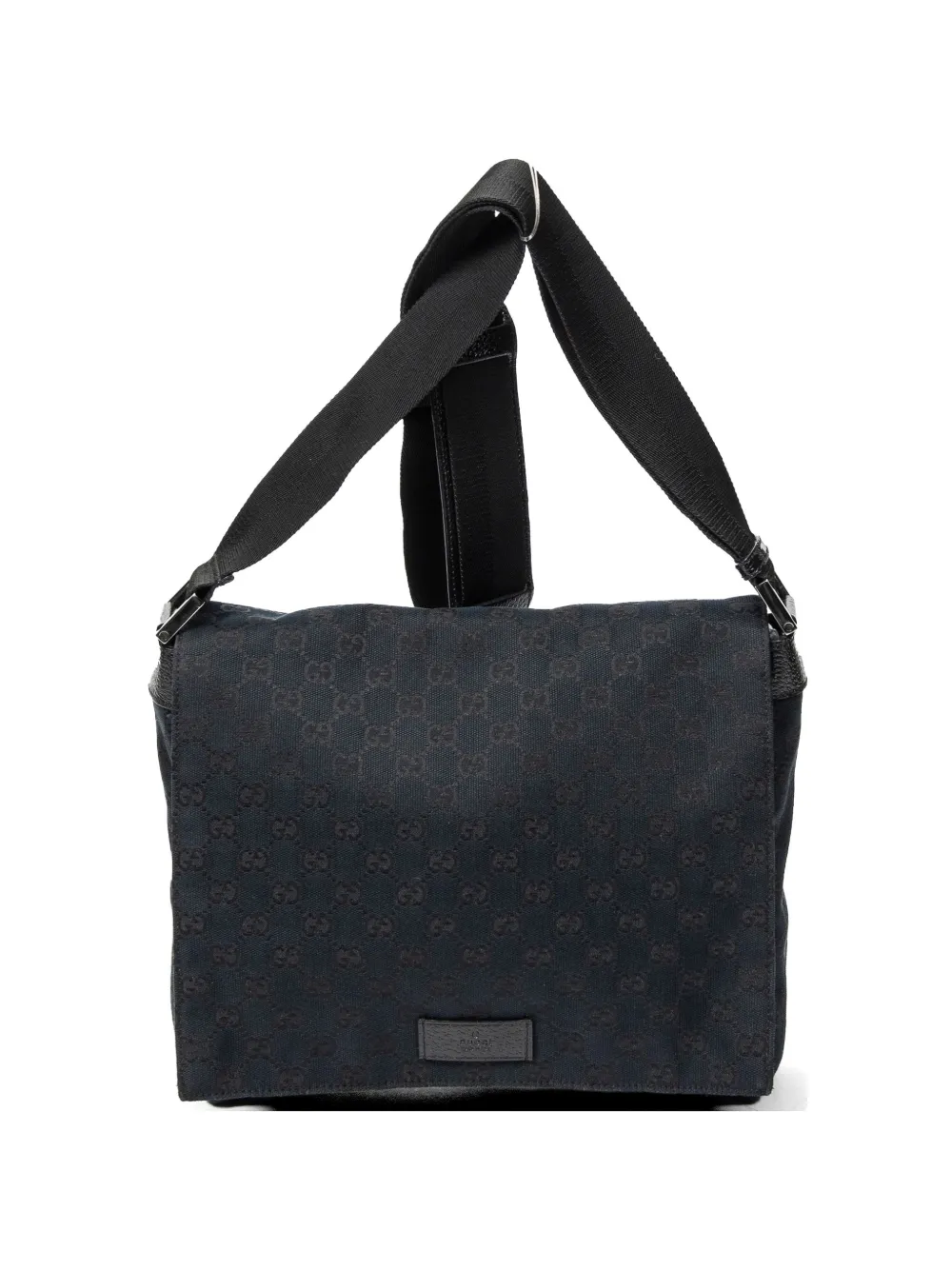 Gucci Pre-Owned GG canvas messenger bag - Nero