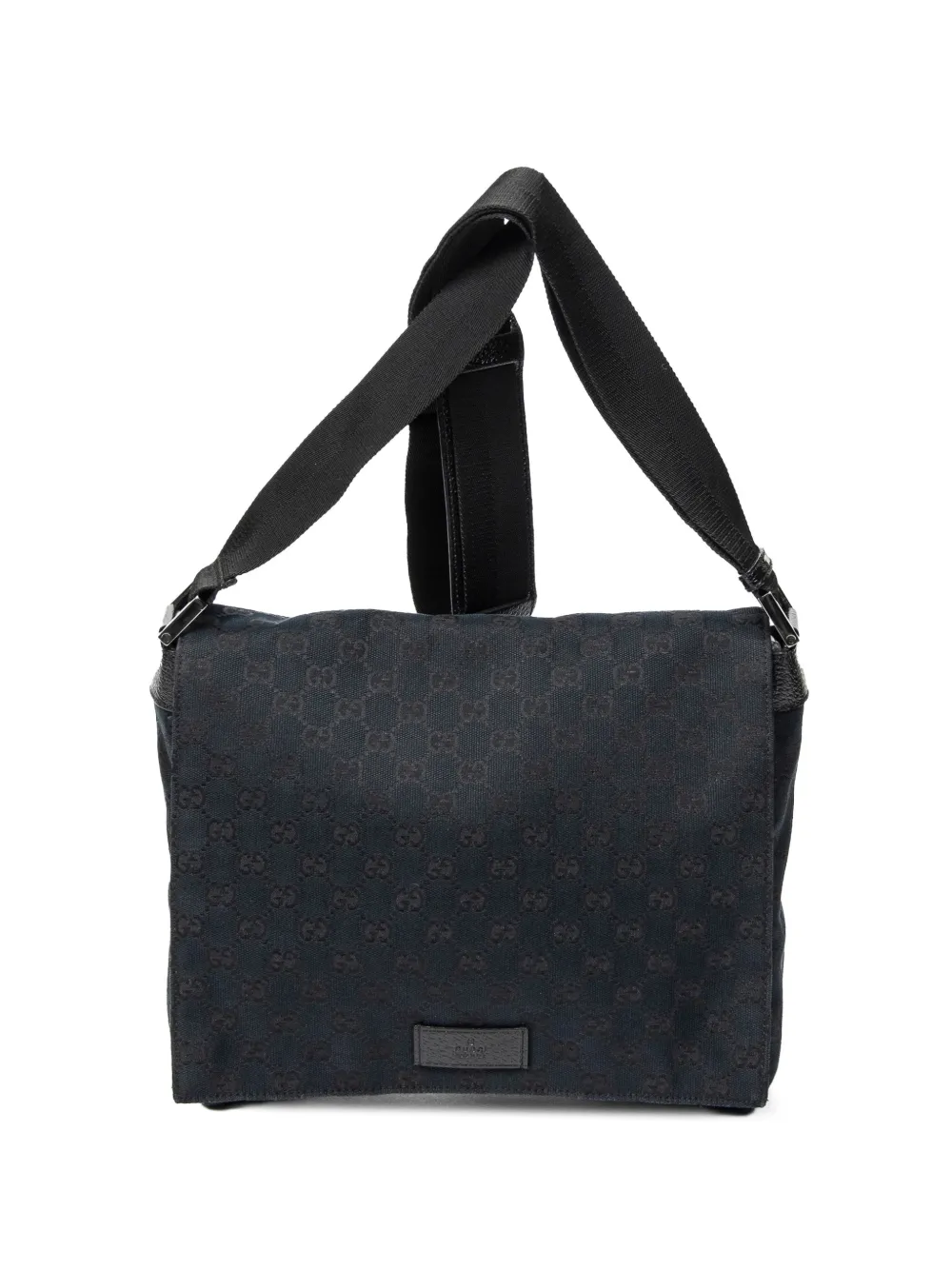 Gucci Pre-Owned GG canvas messenger bag - Nero