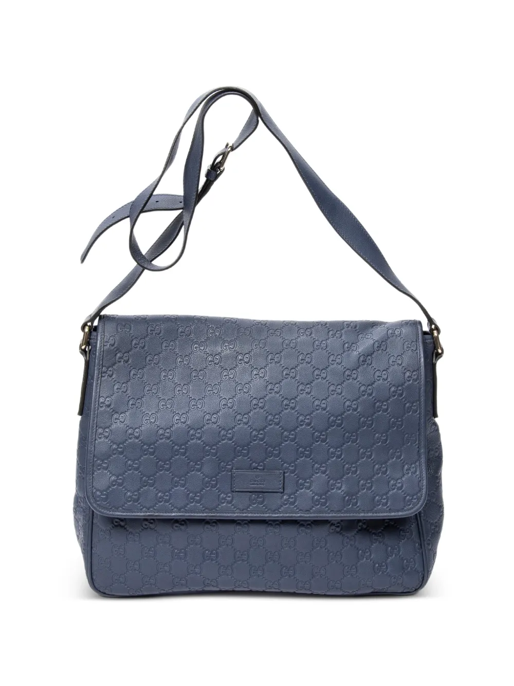 Gucci Pre-Owned Guccissima shoulder bag - Blu