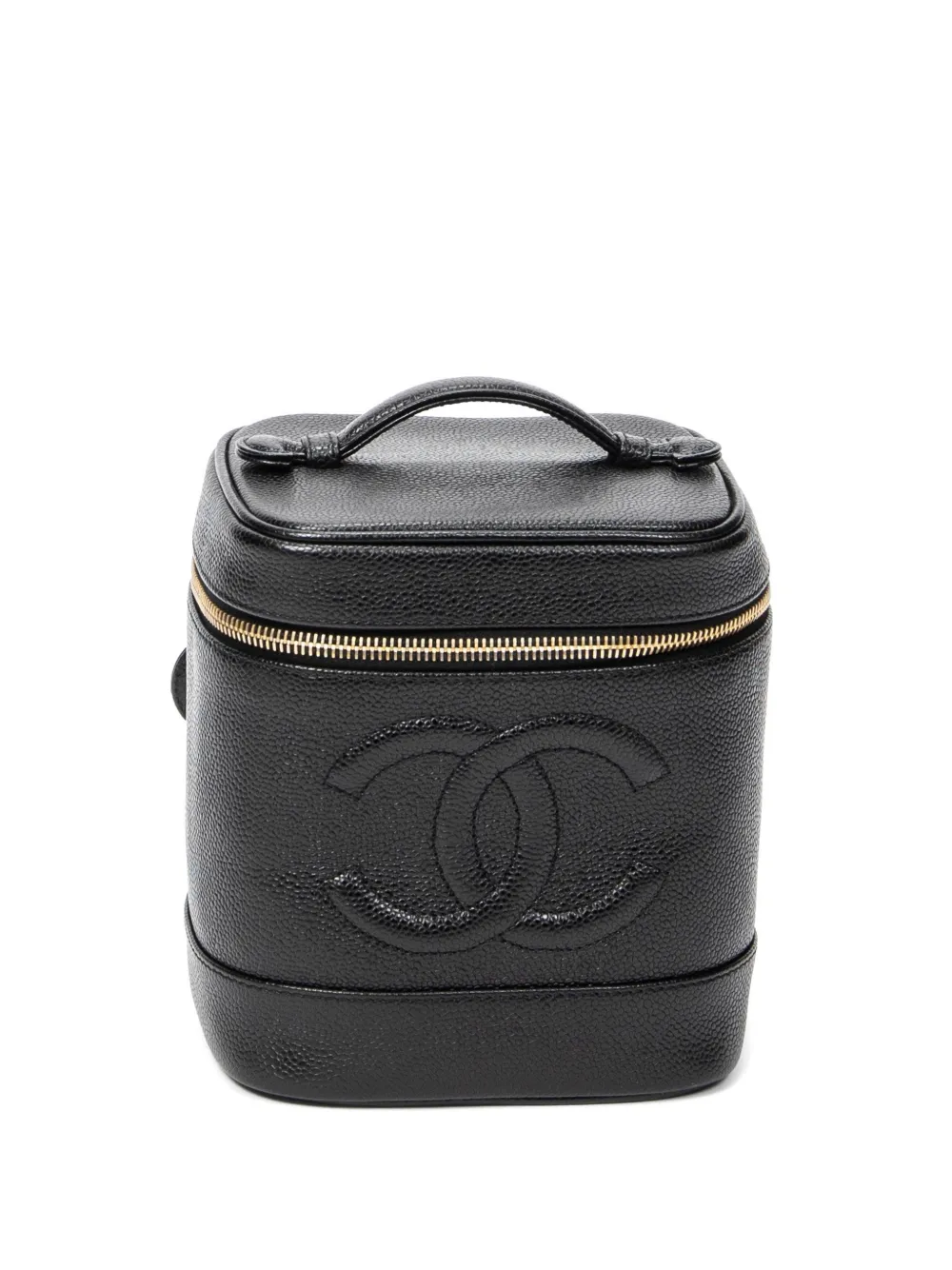 CHANEL Pre-Owned 1997-1999 Interlocking CC vanity bag - Black