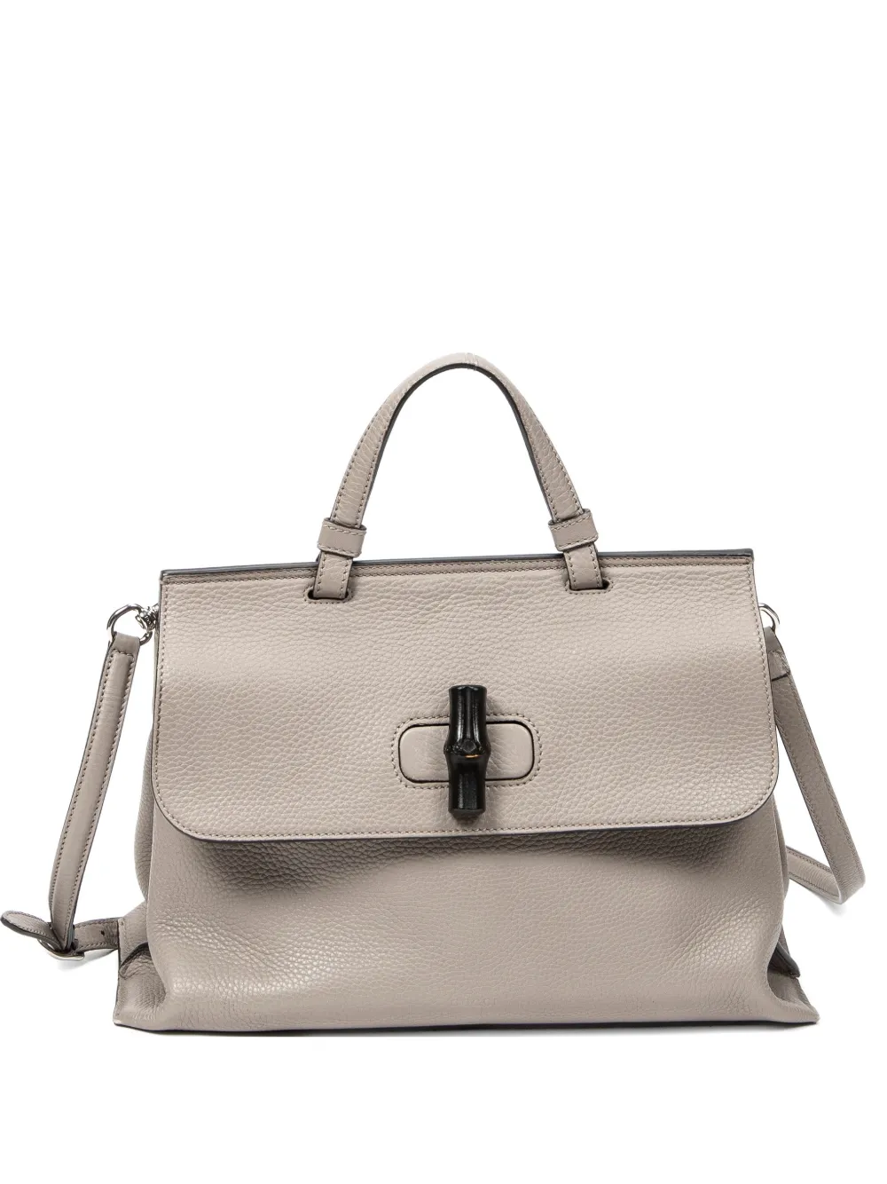 Gucci Pre-Owned medium Bamboo Daily two-way handbag - Grigio