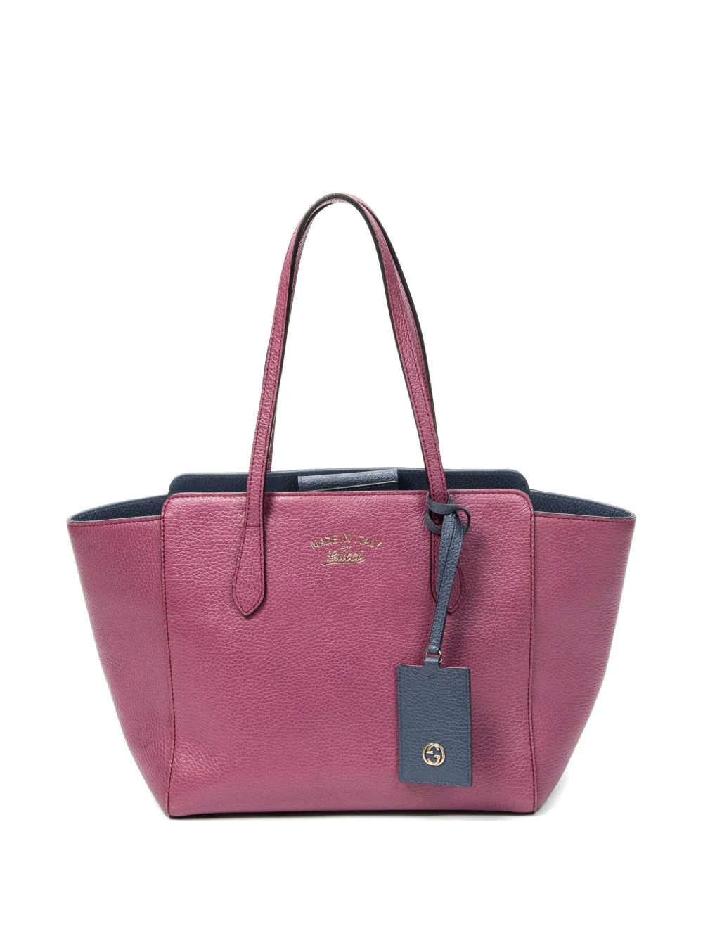 Gucci Pre-Owned Swing leather tote bag - Rosa