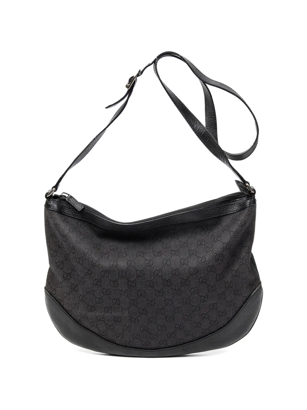 Gucci Pre-Owned Half Moon Messenger shoulder bag - Nero