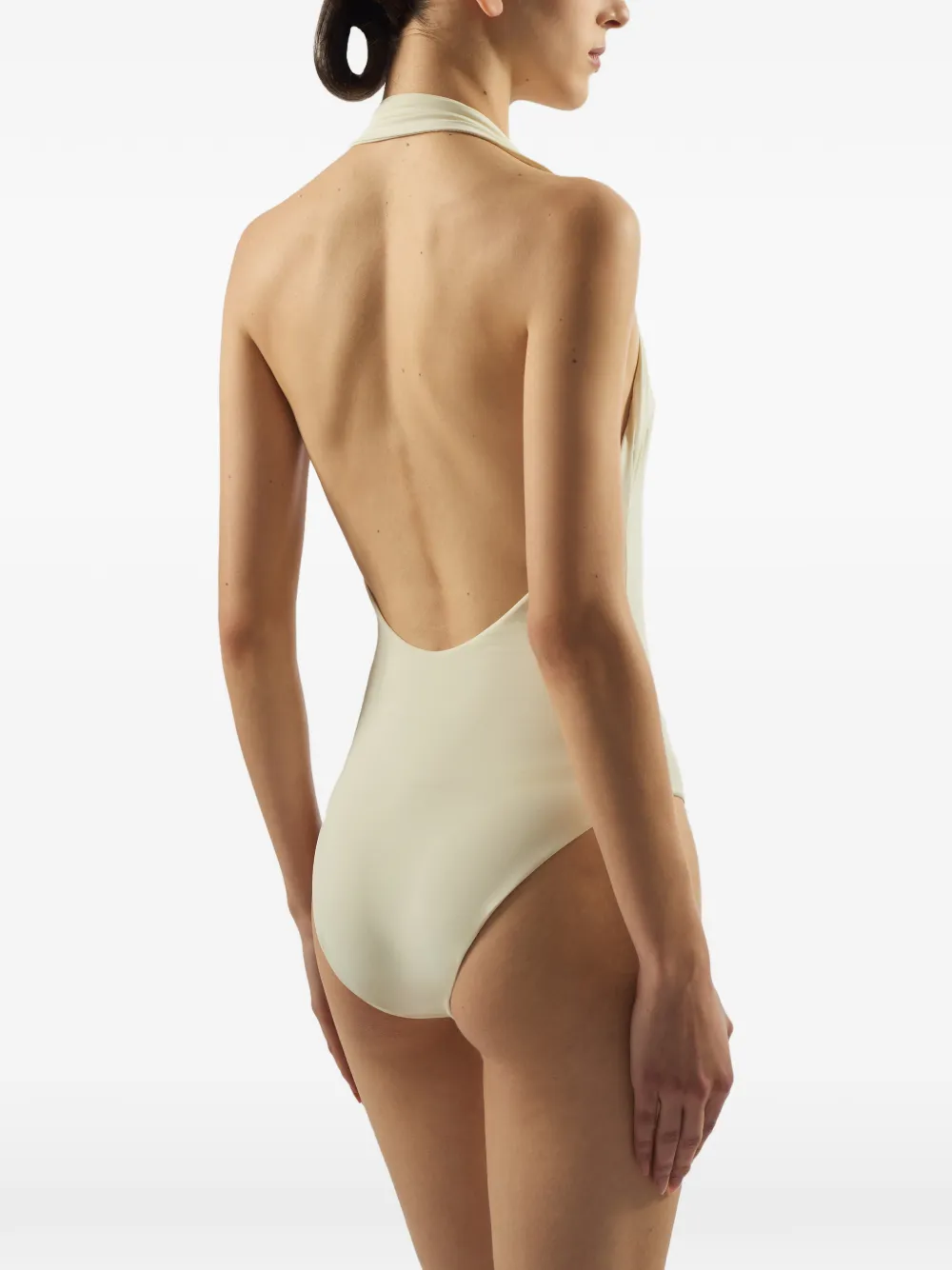Taller Marmo Grand Tropicana badpak met franje Beige