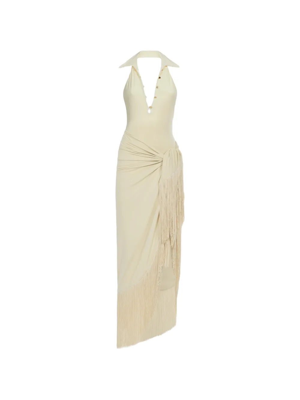 Taller Marmo Grand Tropicana fringed-detail swimsuit