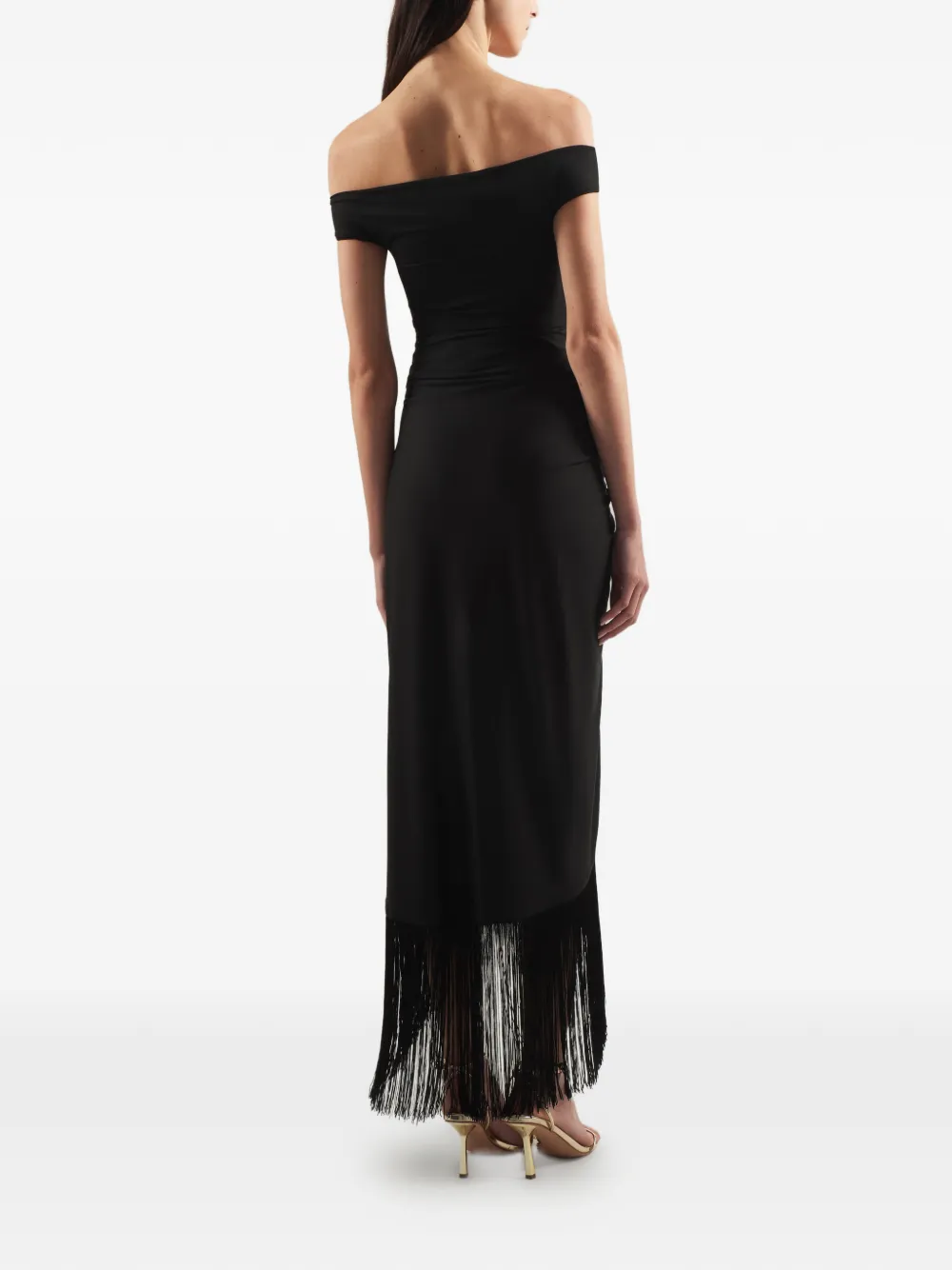 Taller Marmo Romy off-shoulder badpak Zwart
