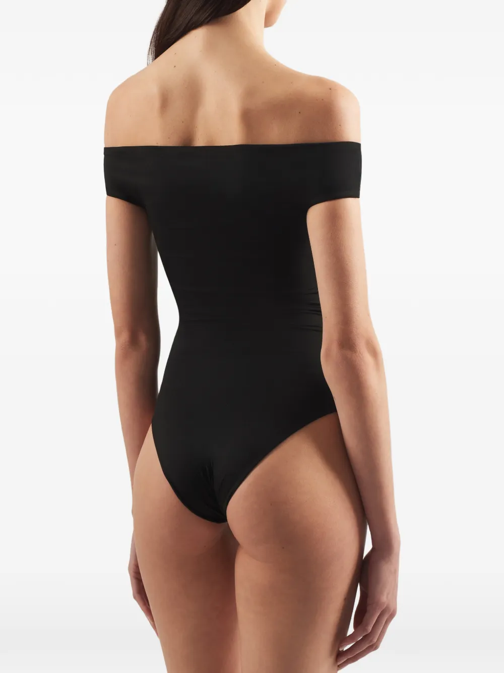 Taller Marmo Romy off-shoulder badpak Zwart