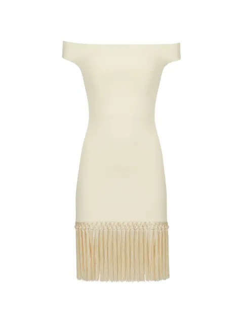 Taller Marmo Romy fringe-trimmed mini dress