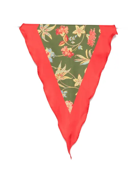 Fay floral-print scarf