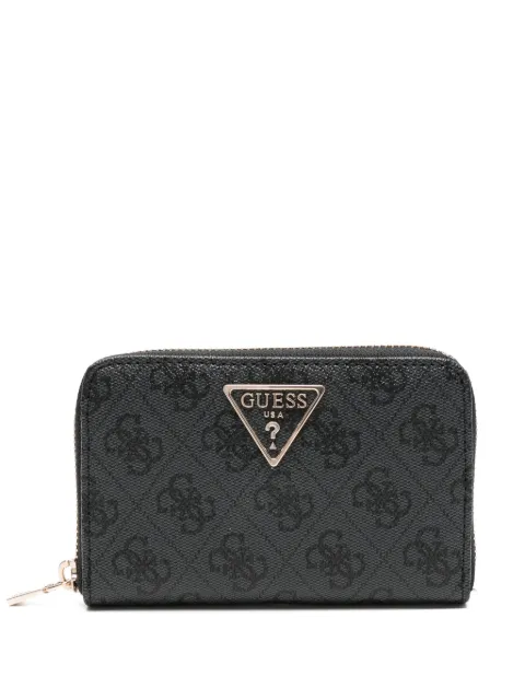GUESS USA logo zip wallet