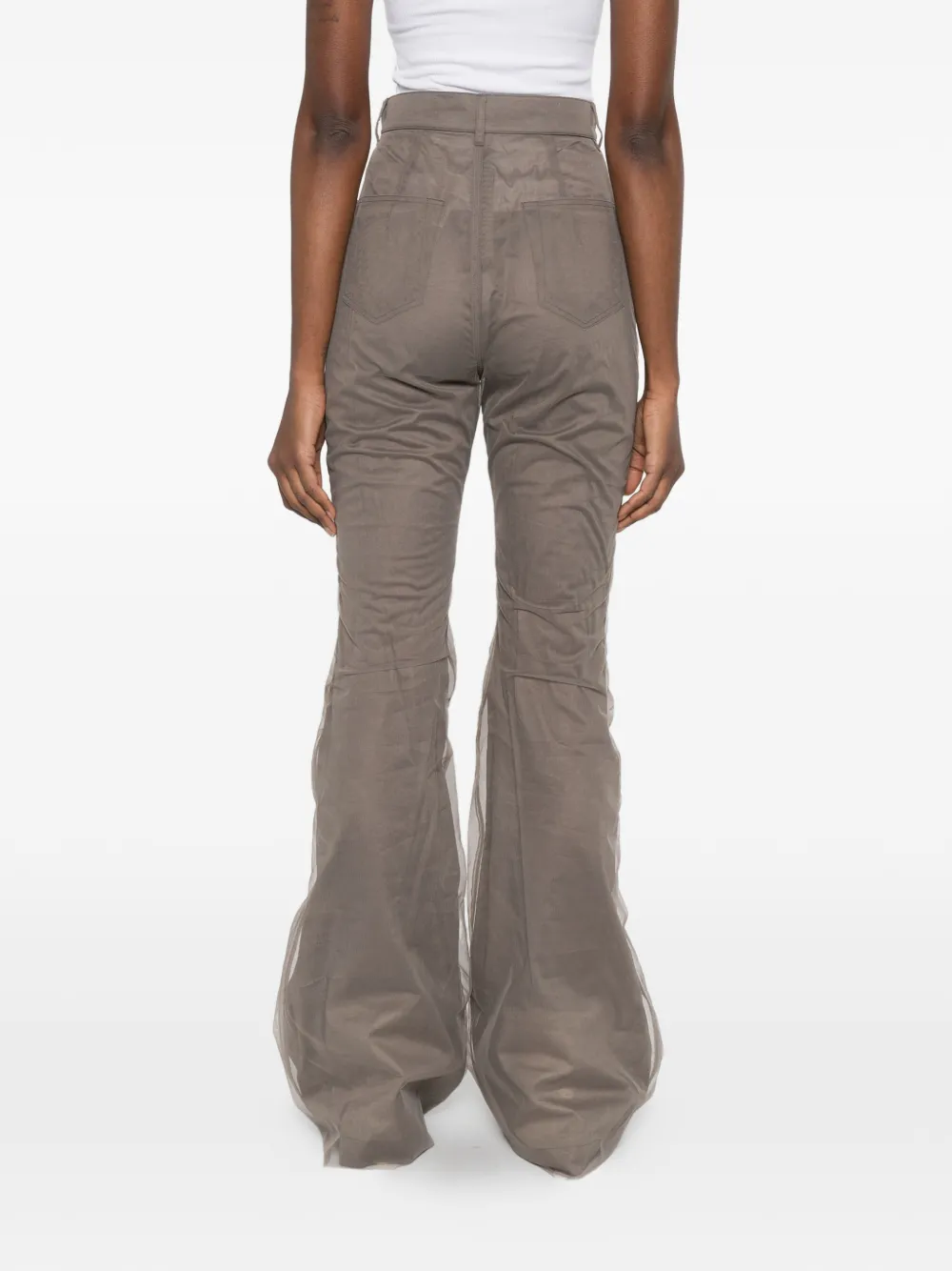 Rick Owens Bolan broek met vlakken Bruin