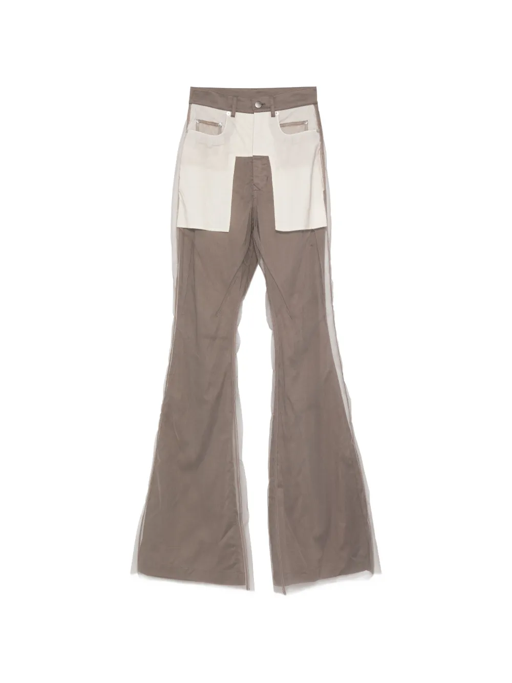 Rick Owens Bolan panelled trousers - Marrone
