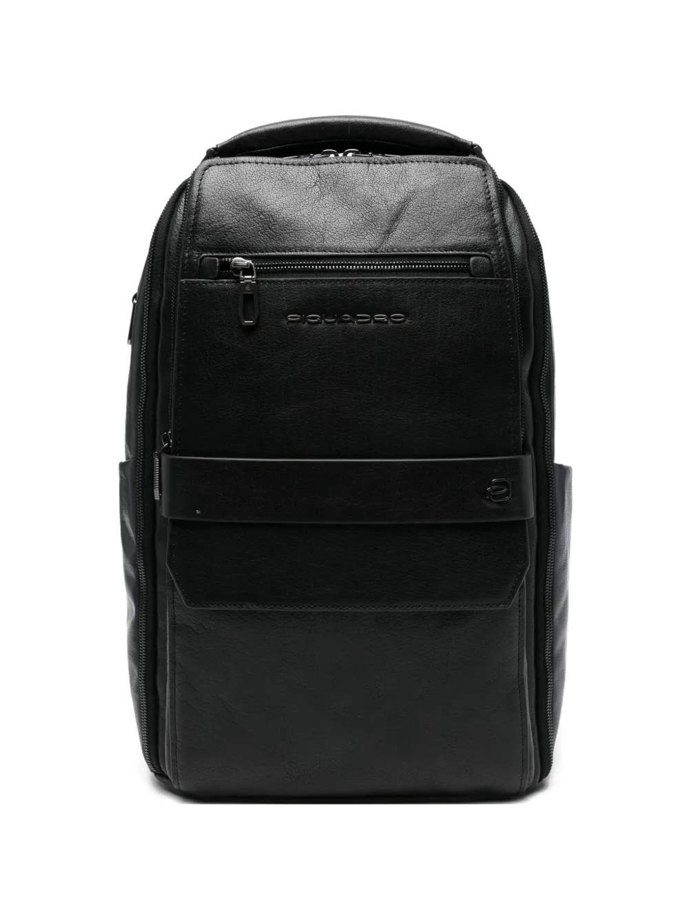 PIQUADRO Solm leather backpack | negro | Image 1