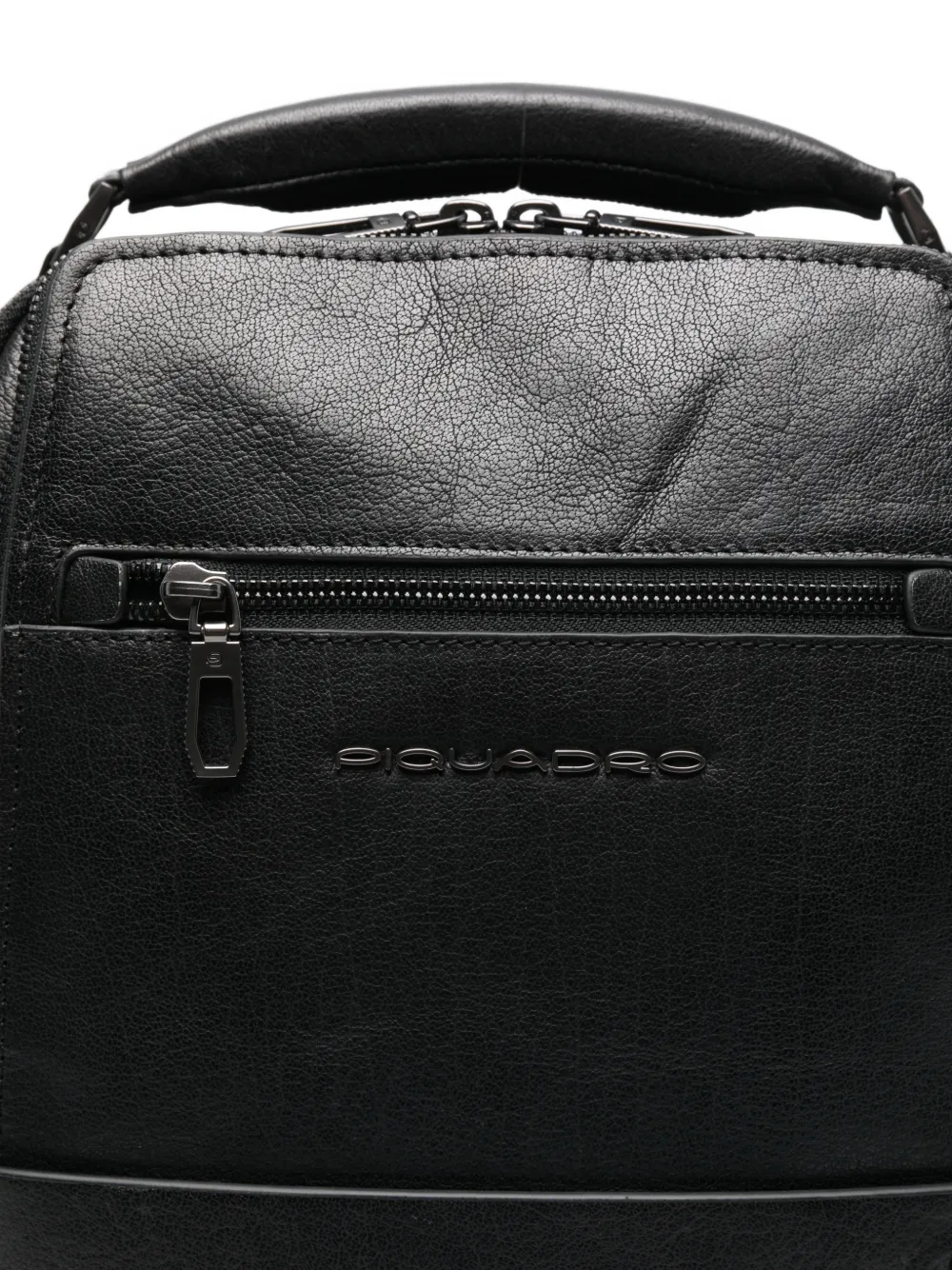 Piquadro Solm Leather Backpack - Black 