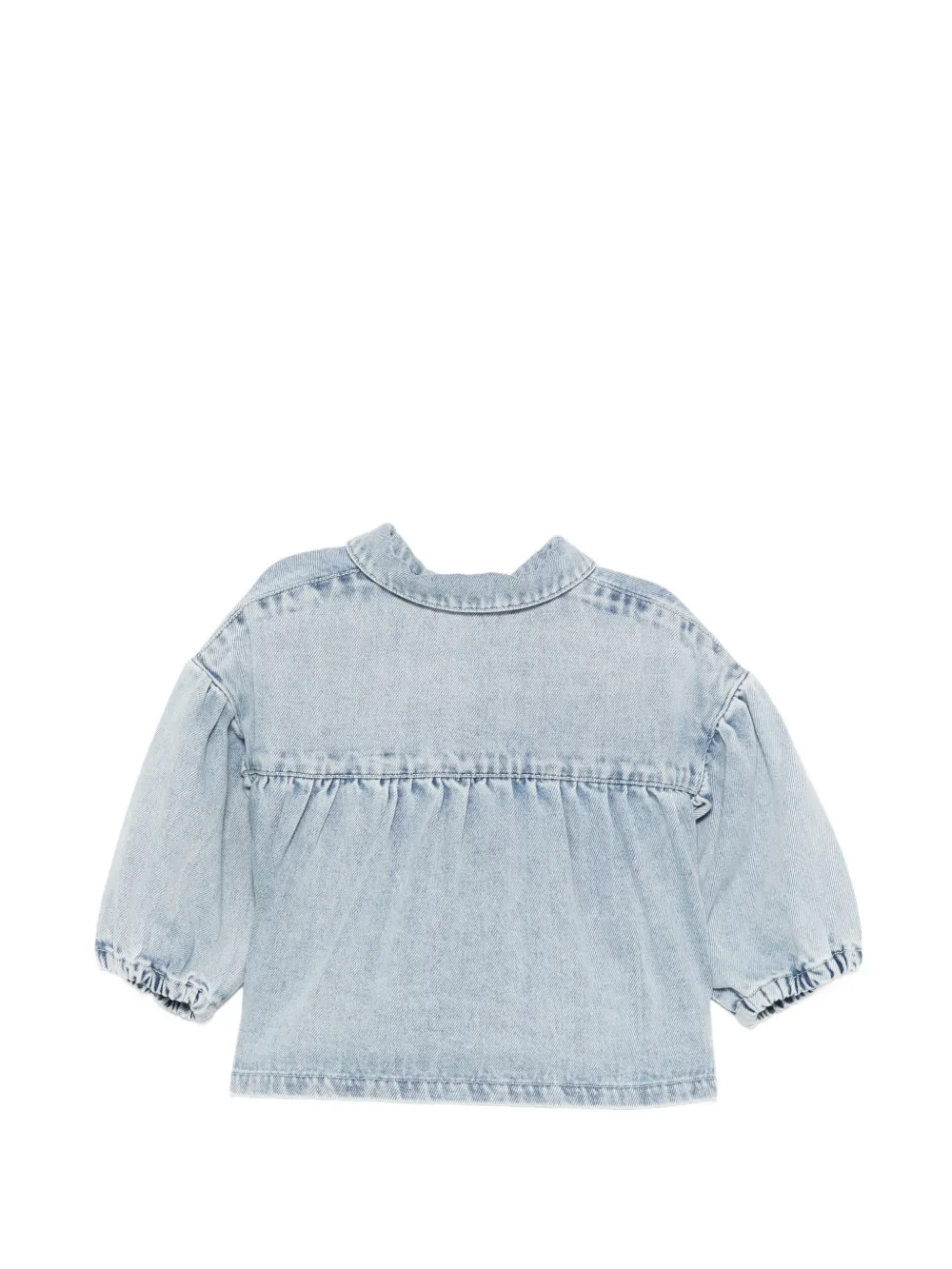Moschino Kids Jack met ballonmouwen en zakken Blauw
