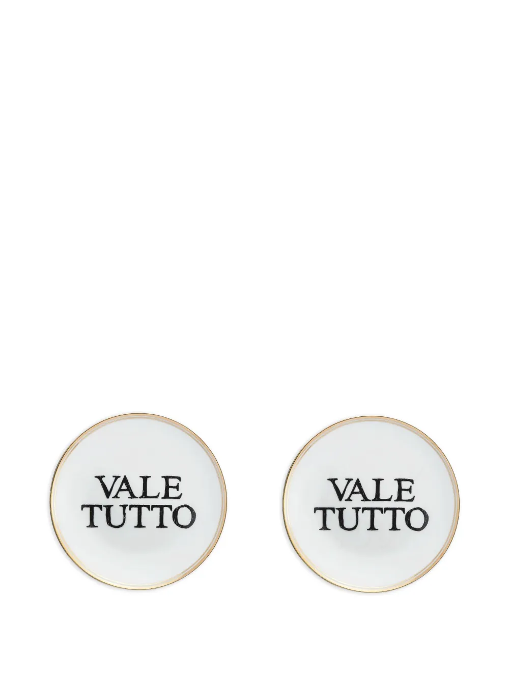 Bitossi Home Vale Tutto plate set (set of two) - Bianco