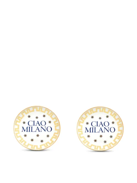 Bitossi Home Ciao Milano plate set (set of two)
