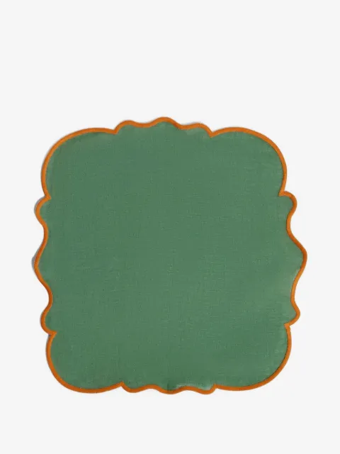 Bitossi Home scalloped napkin set (set of two)