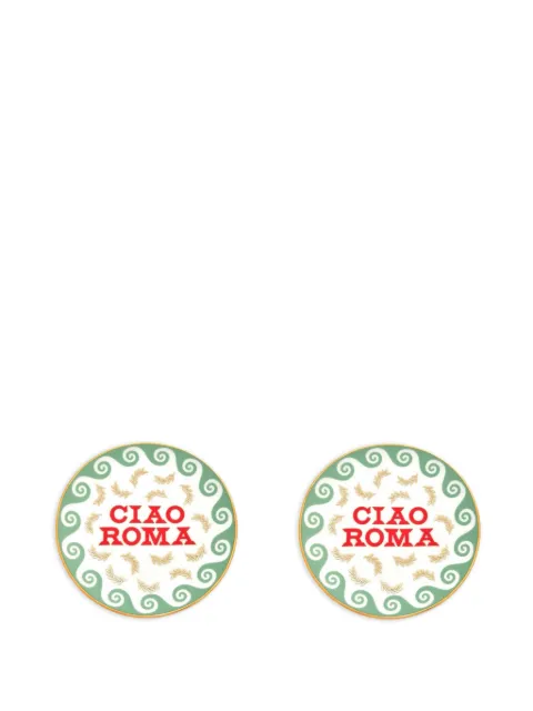 Bitossi Home Ciao Roma プレート 2枚組