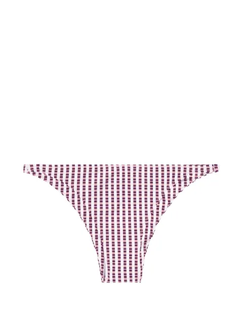 Nuno check-pattern bikini bottoms
