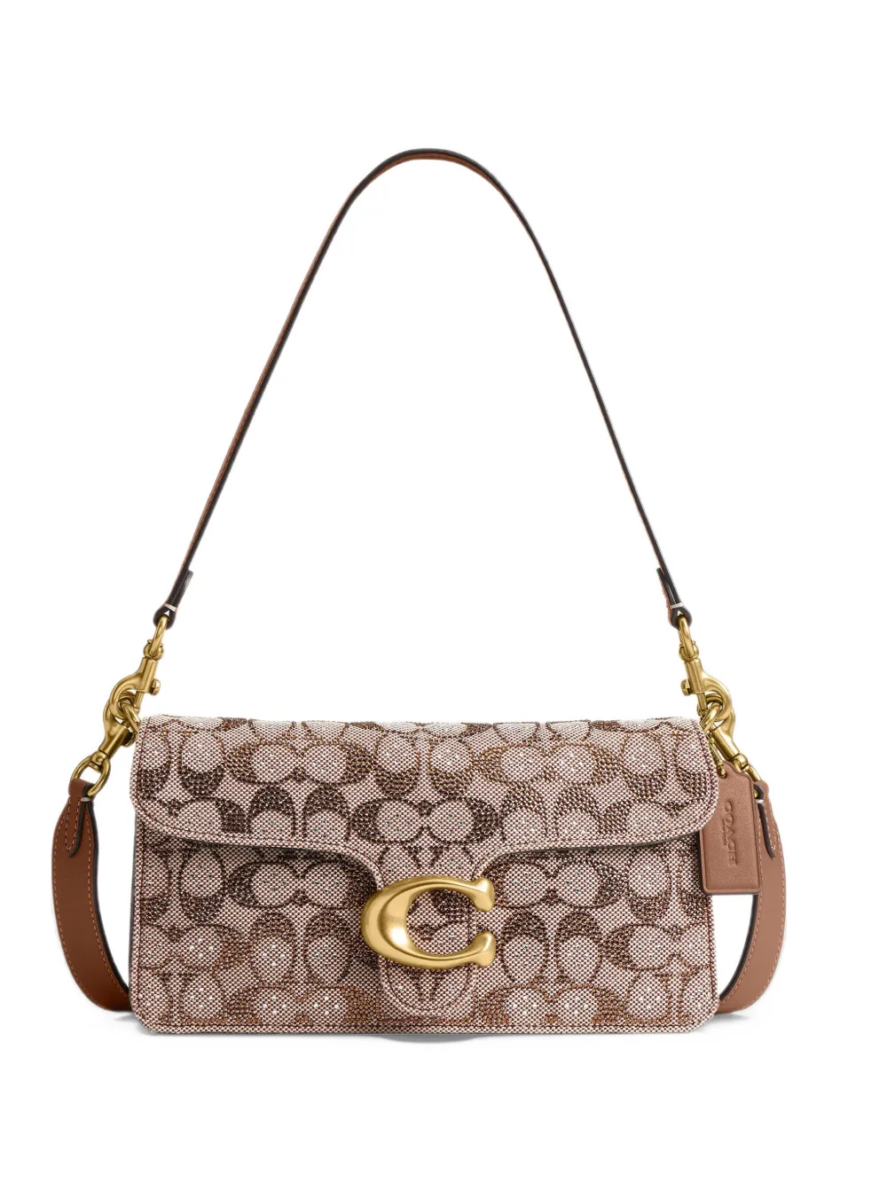 Coach Borsa a spalla Tabby 26 con logo - Toni neutri