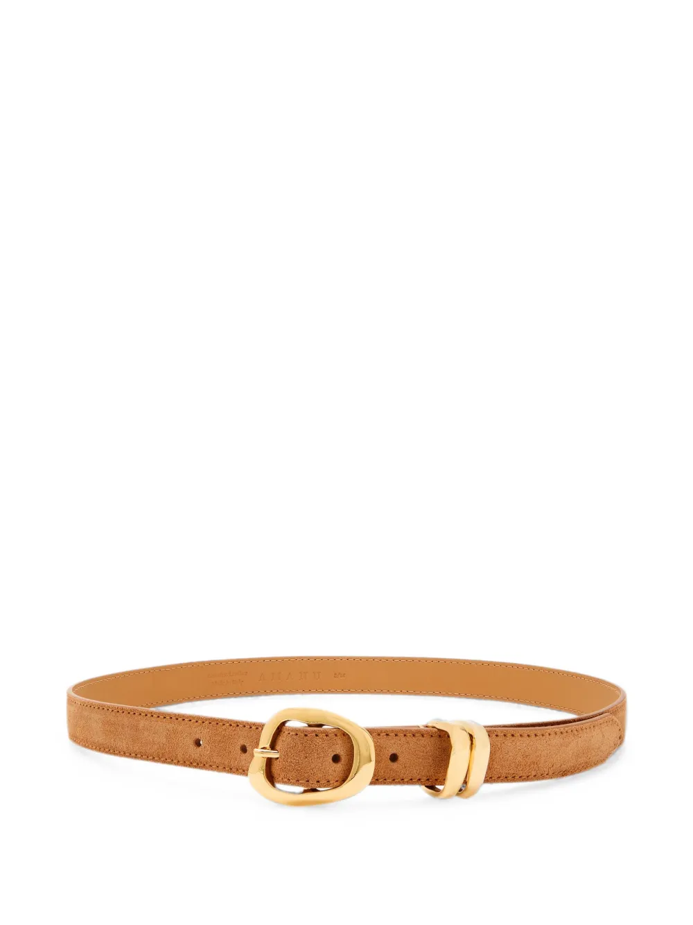 Amanu The Tugela suede buckle-fastening belt - Marrone