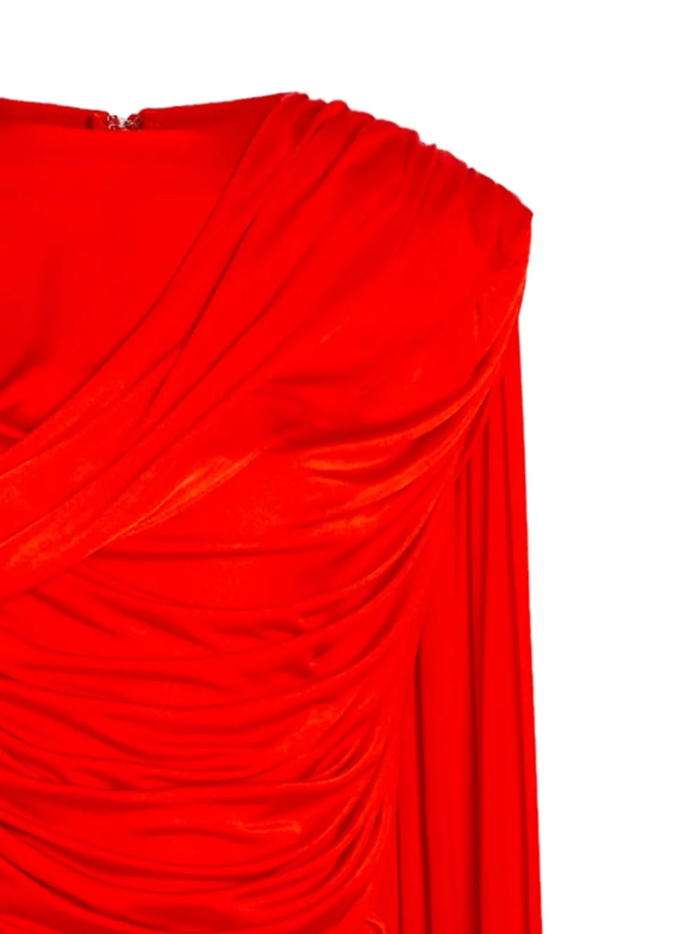 The Arrivals Khara gedrapeerde mini-jurk Rood