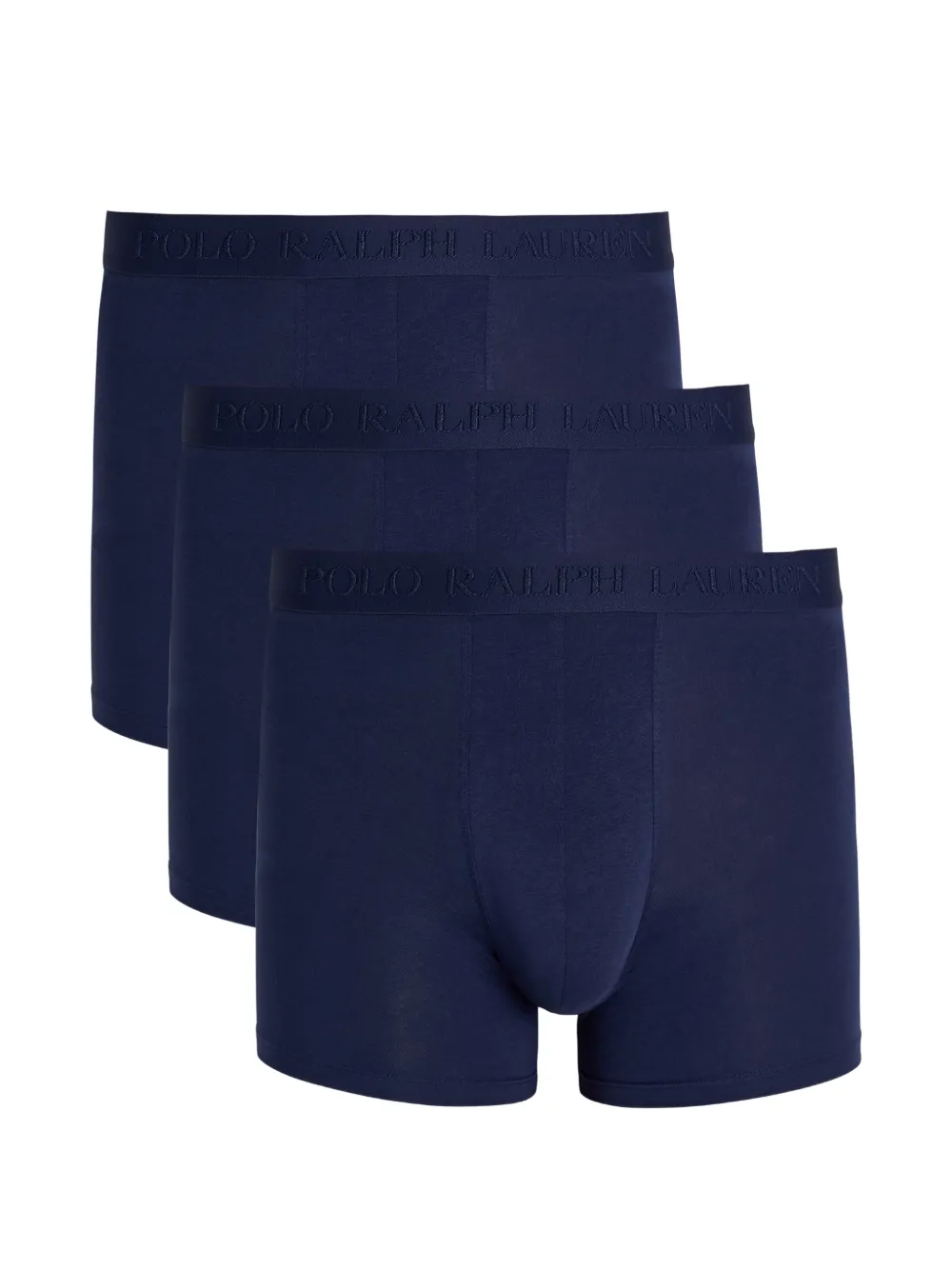 Polo Ralph Lauren logo-waistband boxers (pack of three) - Blu