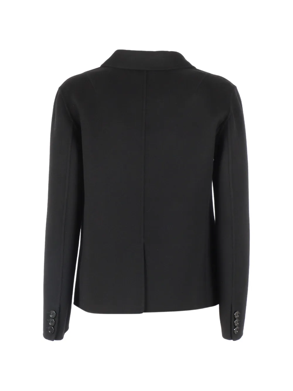  's Max Mara Giacca Magia Button Virgin Wool Jacket - Black 