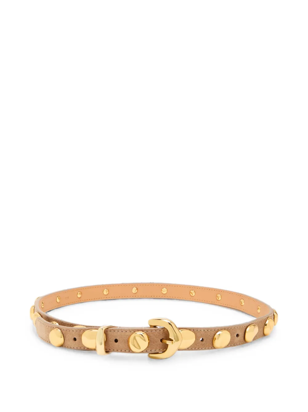 Amanu The Vaal stud-embellished suede belt - Toni neutri
