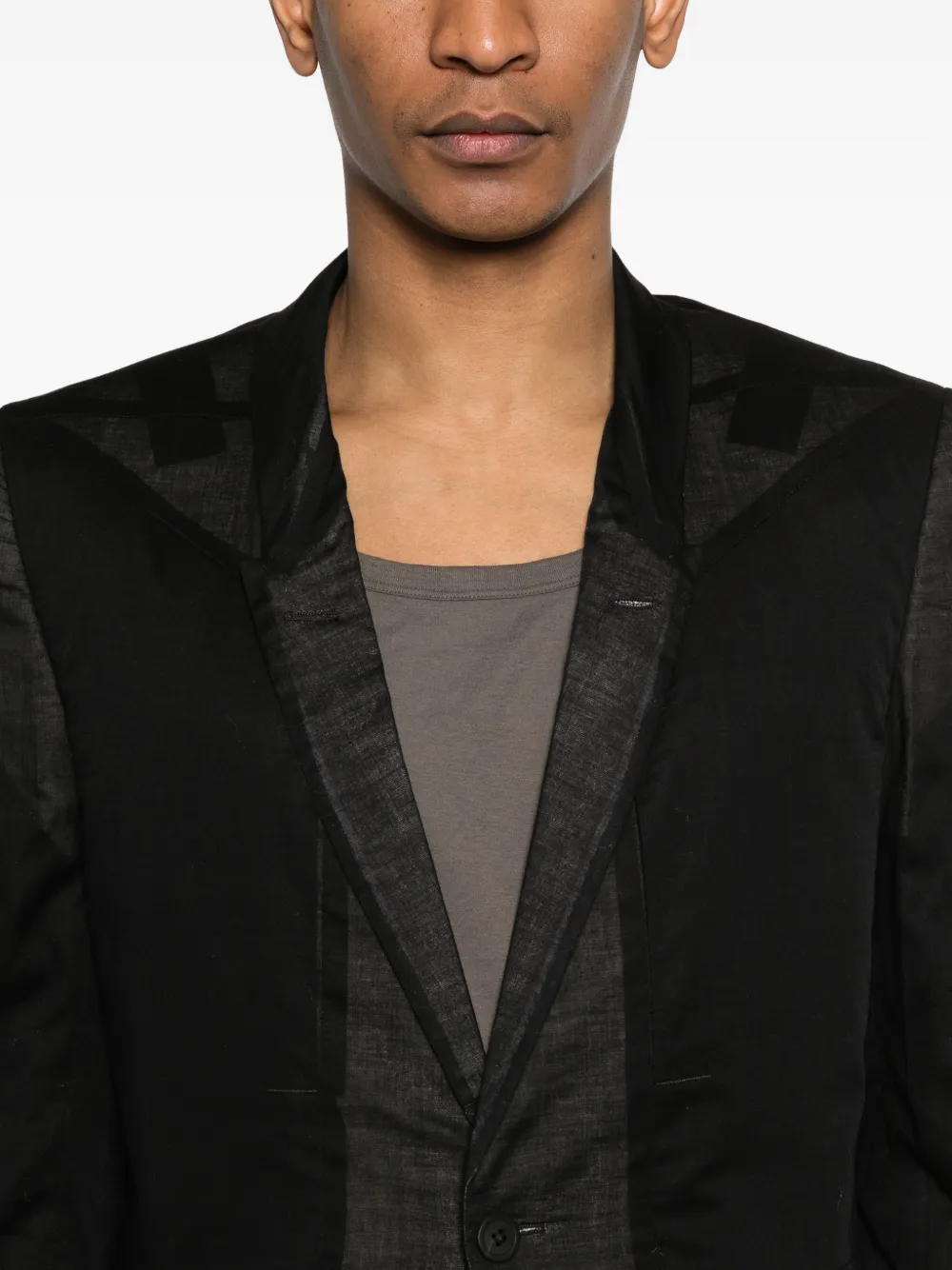 Rick Owens Fogpocket blazer Zwart