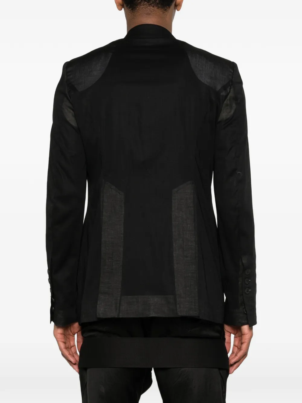 Rick Owens Fogpocket blazer Zwart