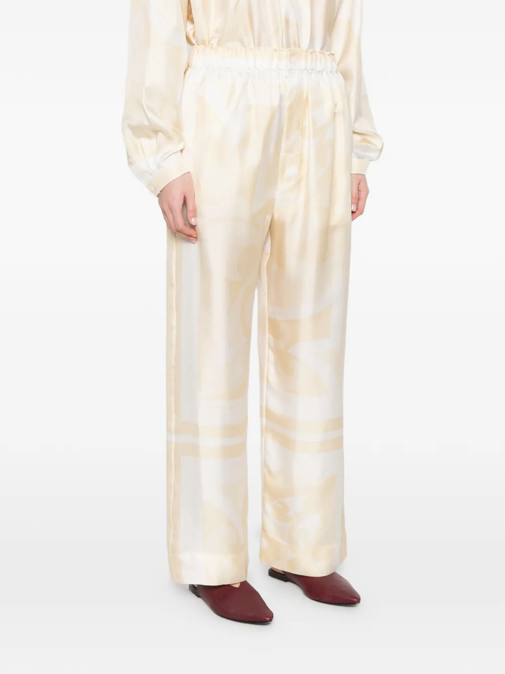  Carven Patterned Trousers - Neutrals 