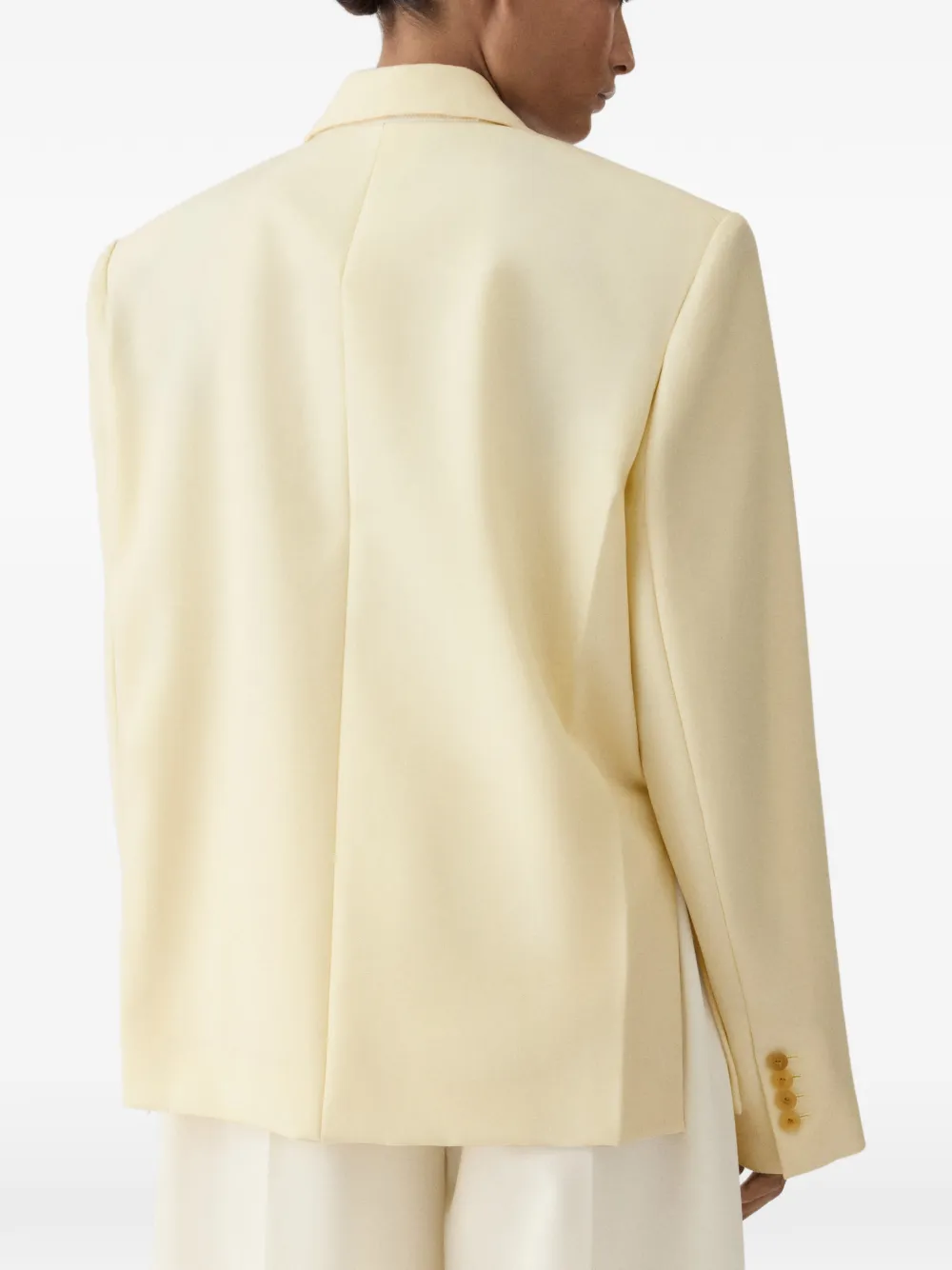Jacquemus Carrée jack met knopen Beige