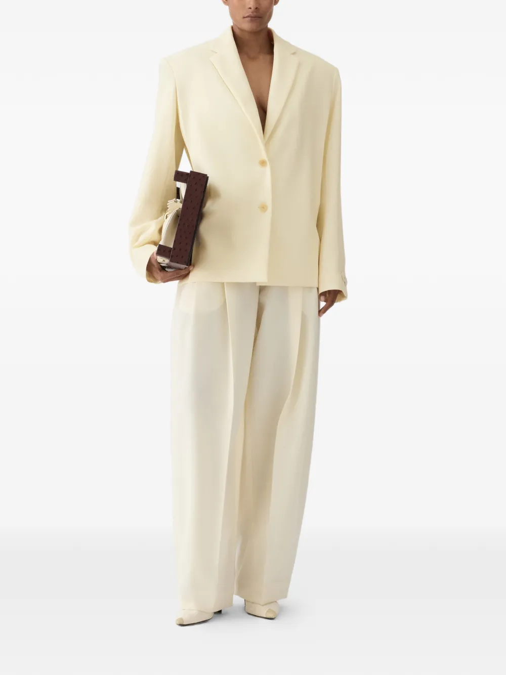  Jacquemus Carrée Button Jacket - Neutrals 