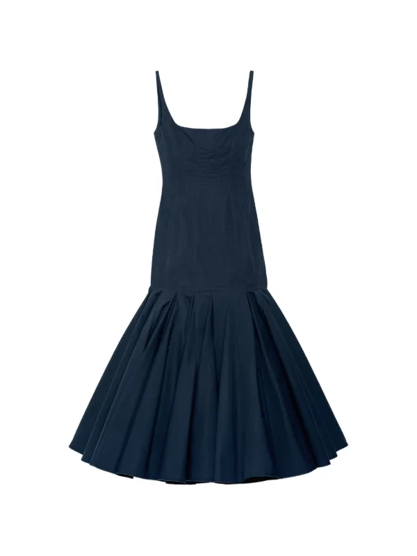 blue jacquemus dress Jacquemus Agave Pleated Dress