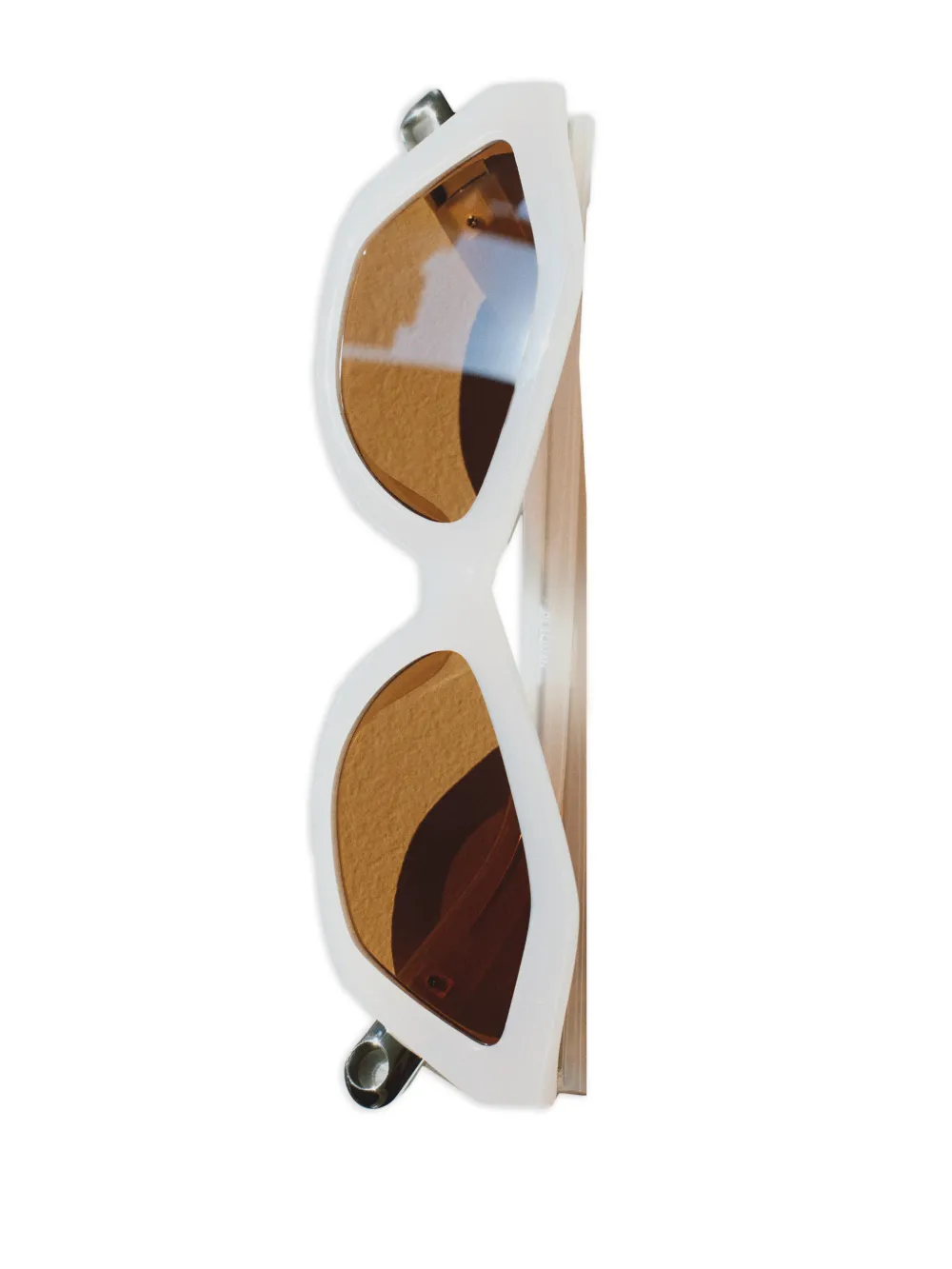 Jacquemus The Bambino zonnebril Beige