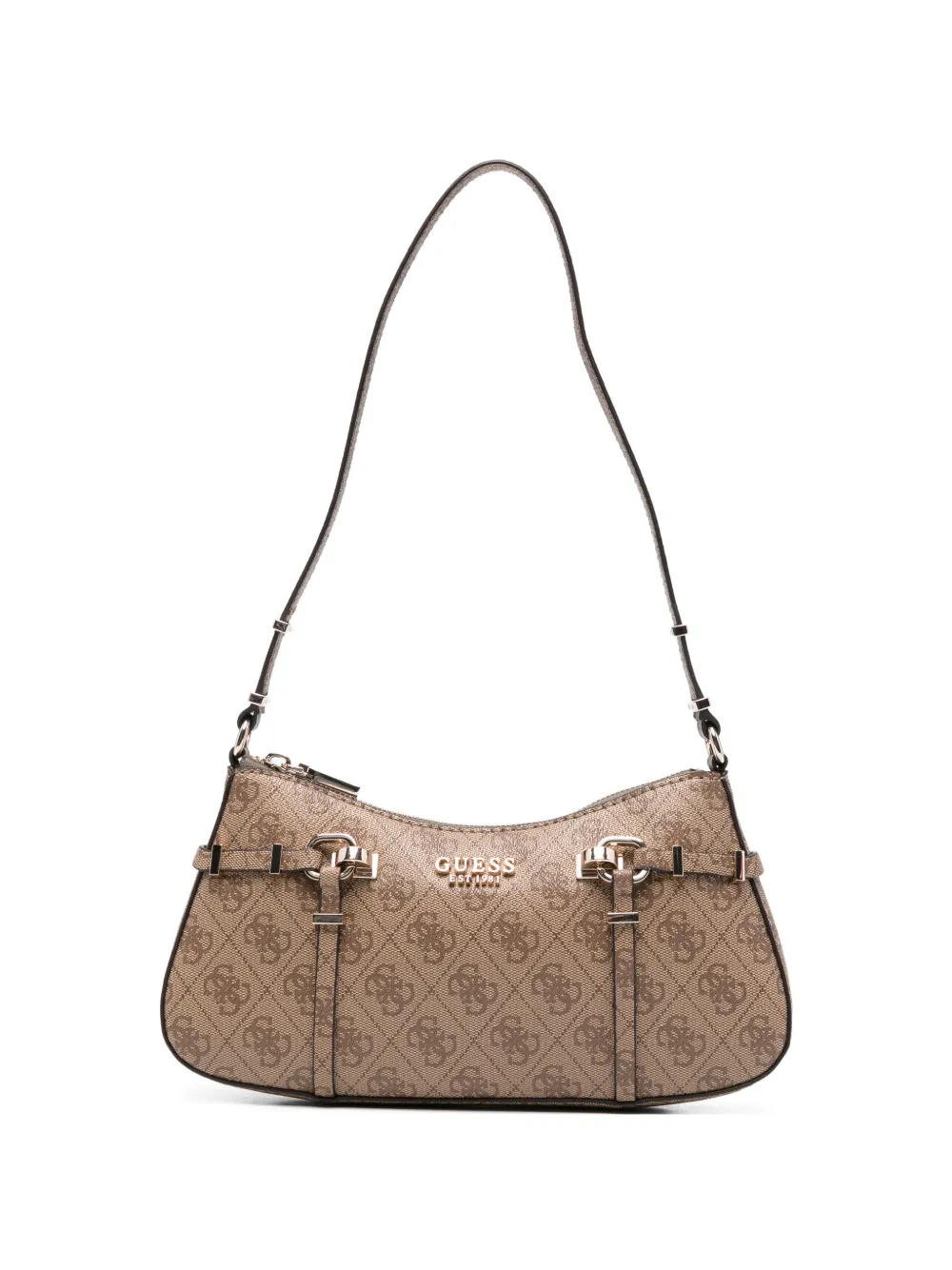 GUESS USA Borsa a spalla Leona con logo - Toni neutri