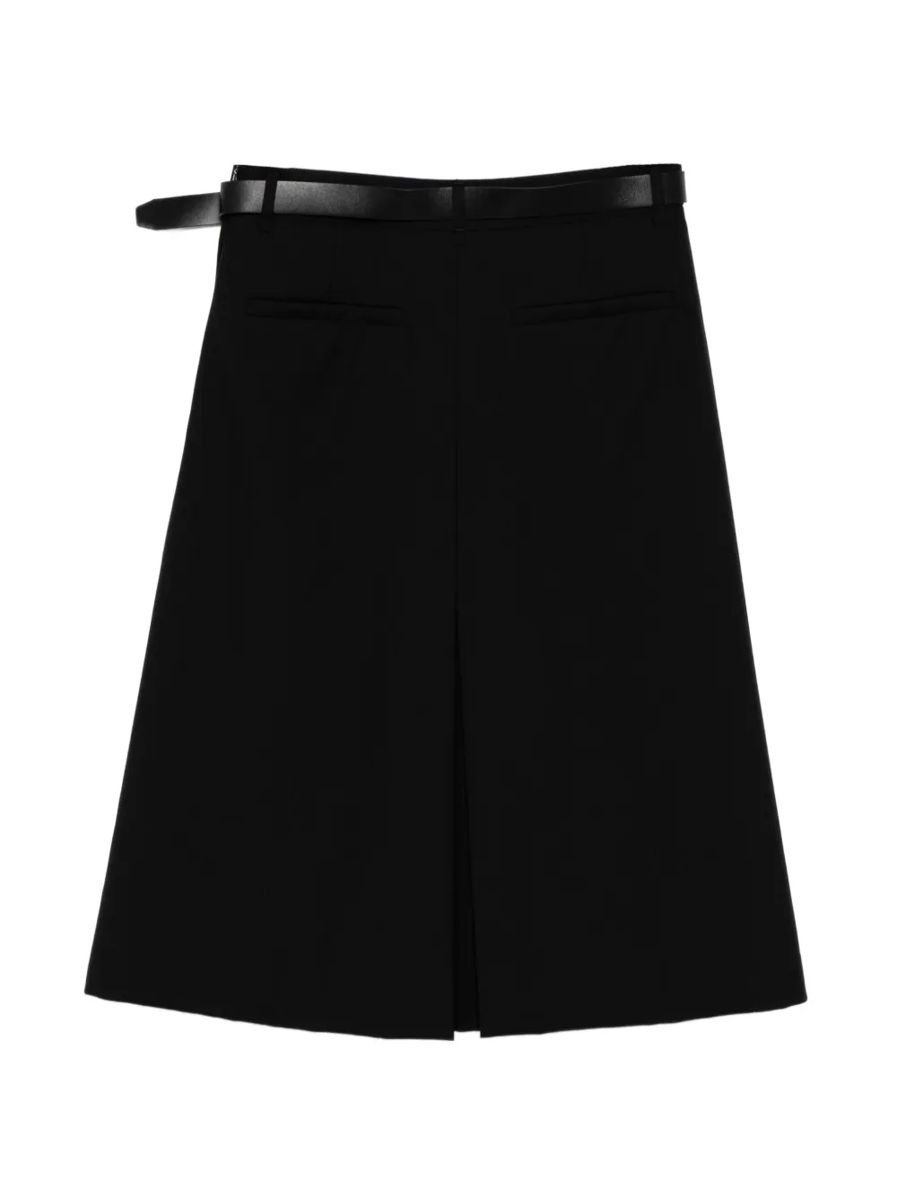  Juun.j Belted Pleated Skort - Black 