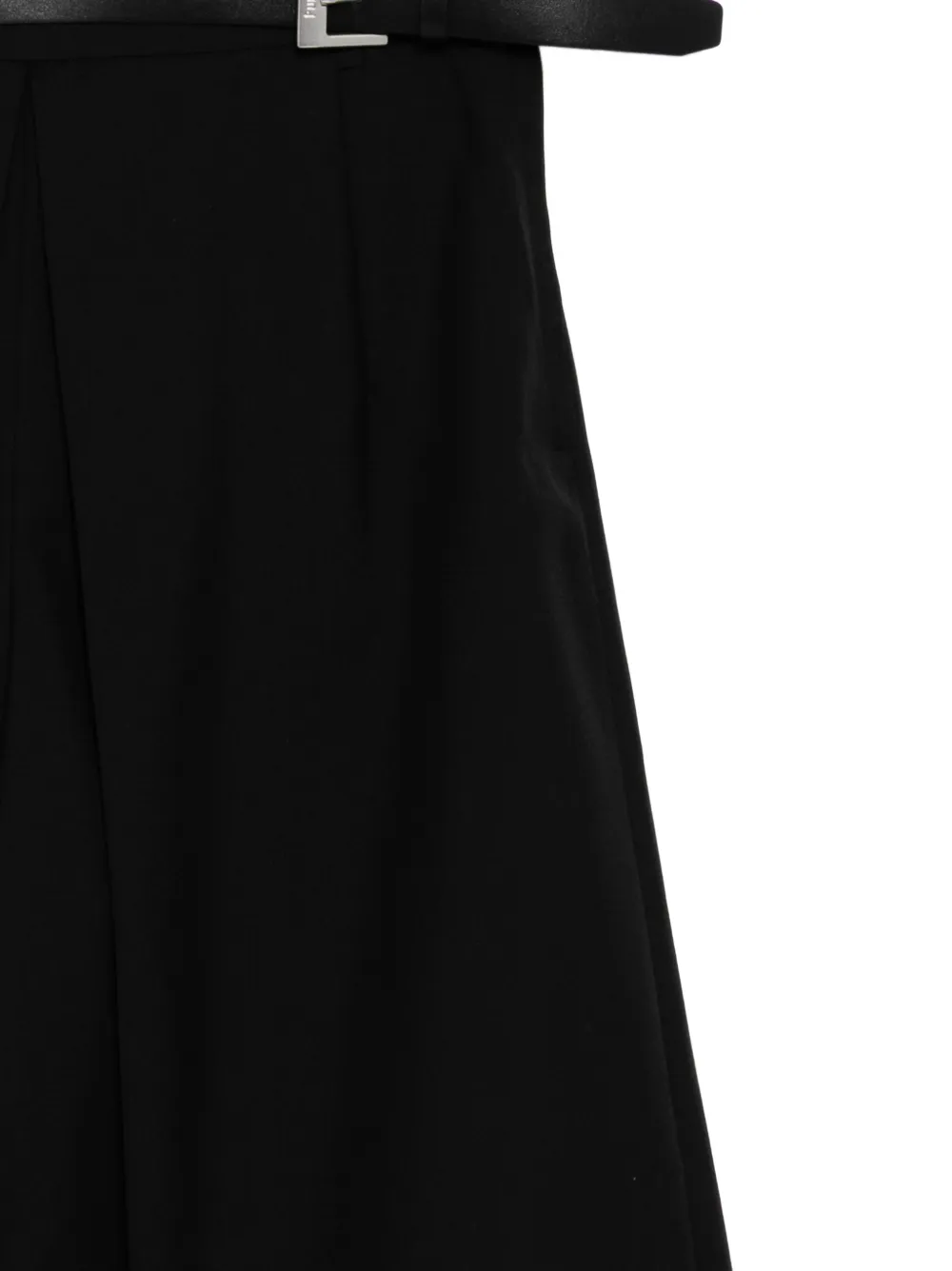  Juun.j Belted Pleated Skort - Black 