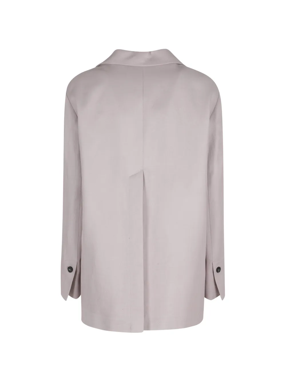  Tela Matita Long-sleeve Pocket Blazer - Purple 