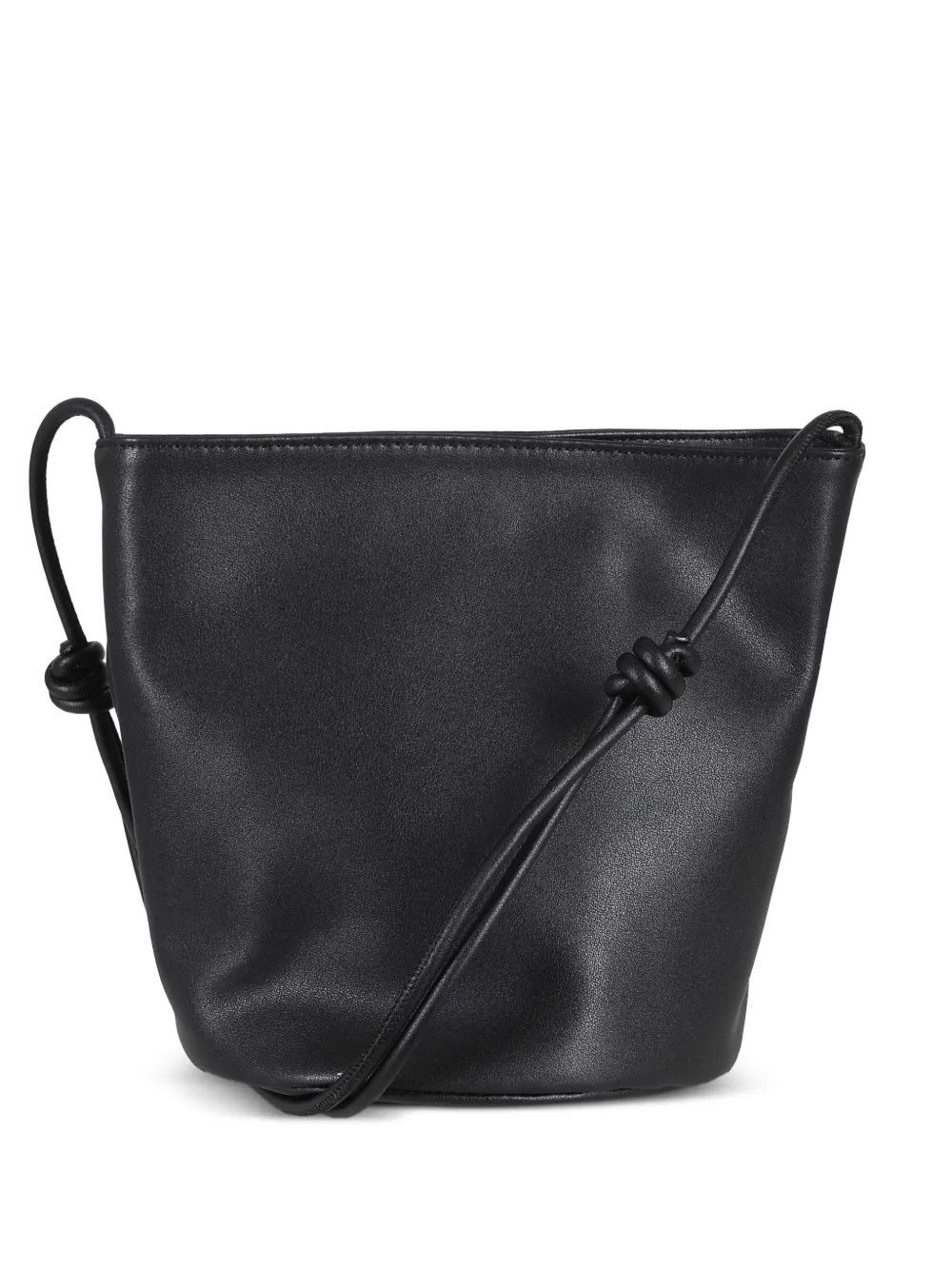 La Piscine knot detail shoulder bag - Nero
